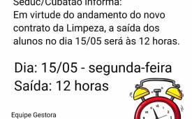 Aulas em Cubatão, só pela metade do tempo...