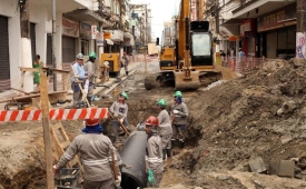 Obras públicas podem ter horário estendido em áreas comerciais de Santos