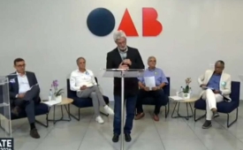 Com nova ausência de César, Alemão sai fortalecido no debate da OAB