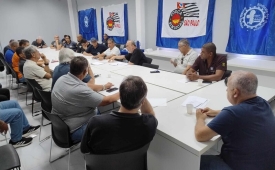 Força Sindical da Baixada Santista realiza primeira reunião de 2025 no SINDQUIM