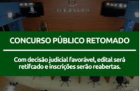 Após sentença judicial favorável, concurso público da Câmara é favorável 