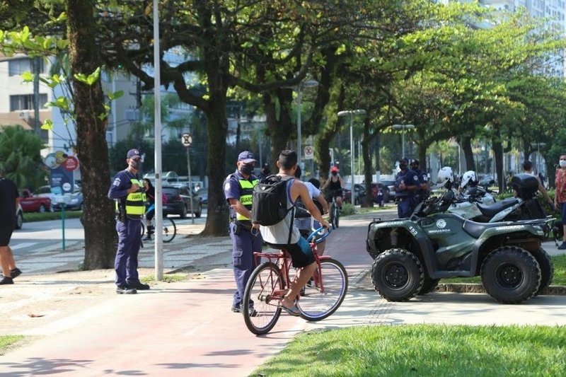 Guardas municipais relatam desrespeito durante força-tarefa em Santos