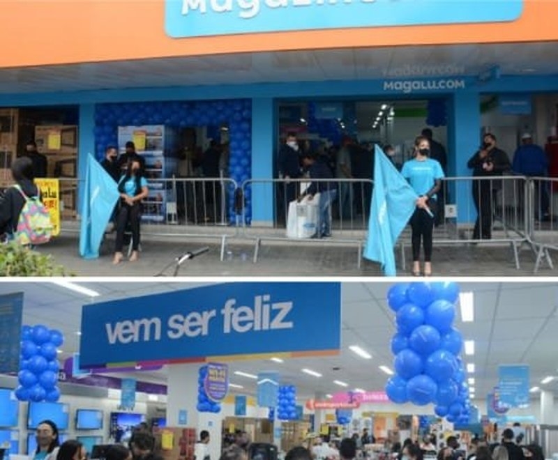 Magazine Luiza inaugura loja em Cubatão