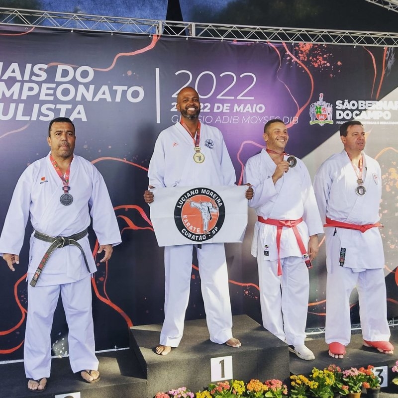 Luciano Moreira é Campeão Paulista de karatê e vai representar Cubatão no Brasileiro