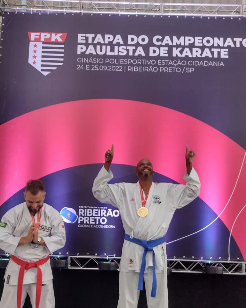  Luciano Moreira conquista o terceiro ouro seguido em etapas do Paulista de Karatê