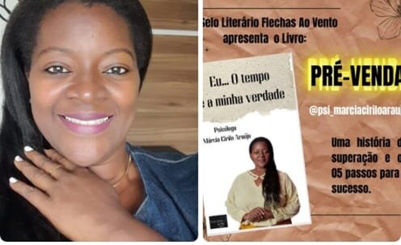 Psicóloga cubatense lança seu primeiro livro “Eu.... O Tempo e a Minha Verdade”