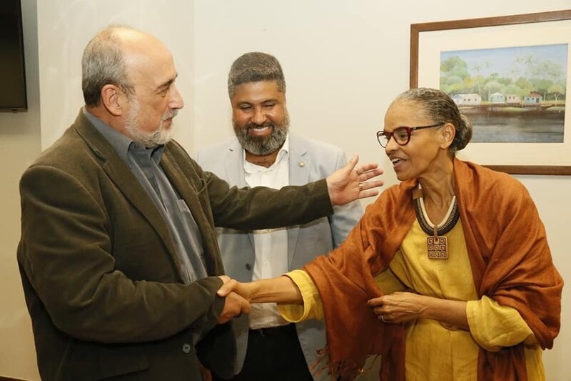 Presidente do SINDQUIM cumpre agenda sindical e ambiental com Marina Silva