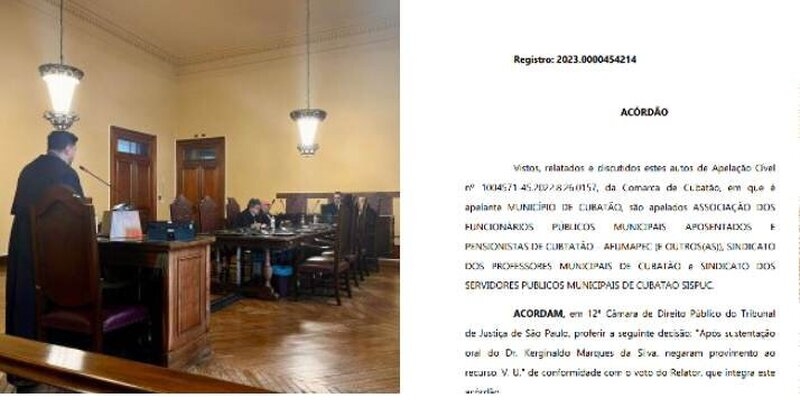 Tribunal de Justiça confirma ilegalidade no uso do Fundo de Reserva Previdenciário dos servidores por parte da Prefeitura de Cubatão