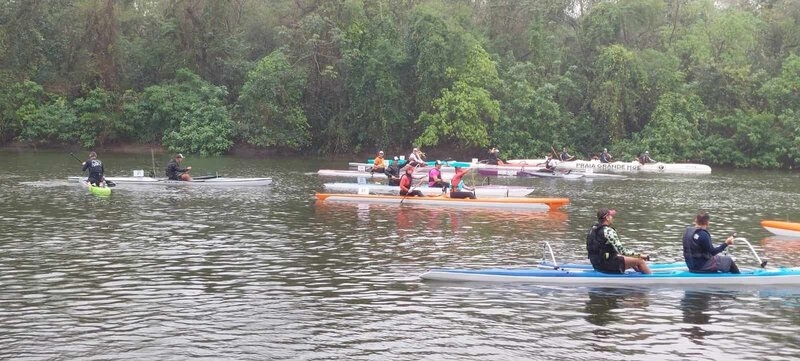 Desafio de canoagem conecta esporte, turismo e meio ambiente no manguezal de Cubatão