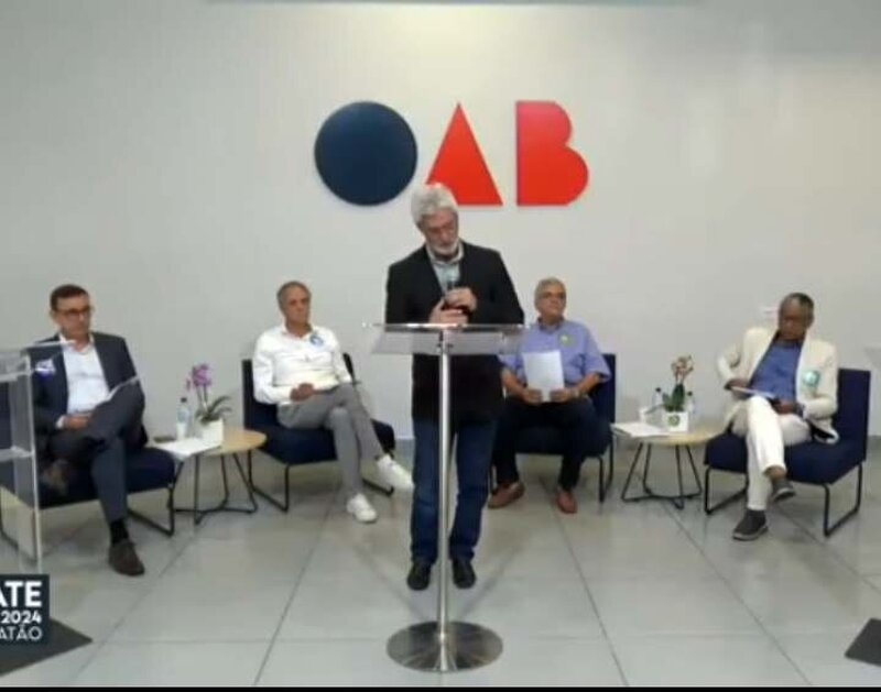 Com nova ausência de César, Alemão sai fortalecido no debate da OAB