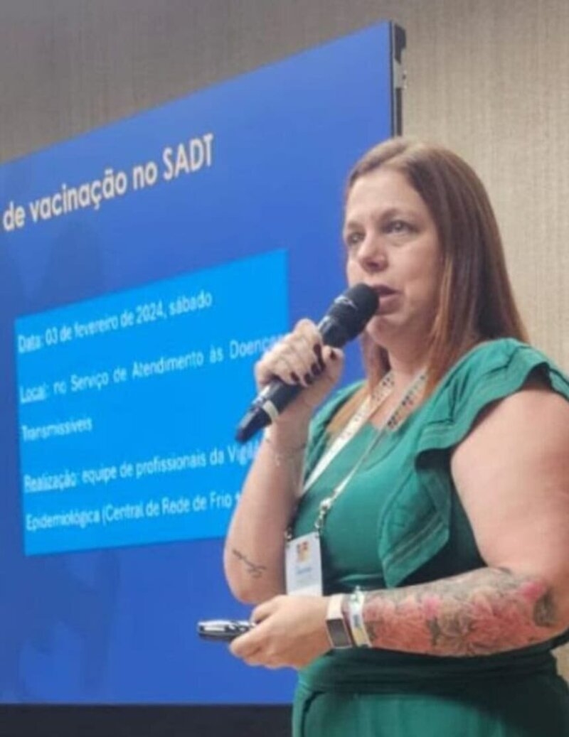 Estratégia de vacinação de pessoas com HIV em Cubatão é apresentada em Brasília