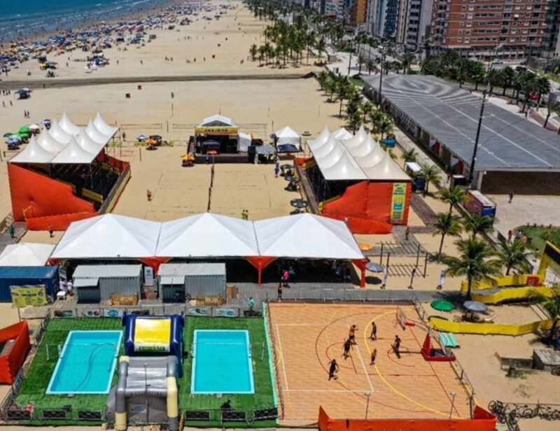 Com patrocínio da Unipar, Arena Esportiva – Estação Verão 2025 oferece atividades gratuitas em Praia Grande